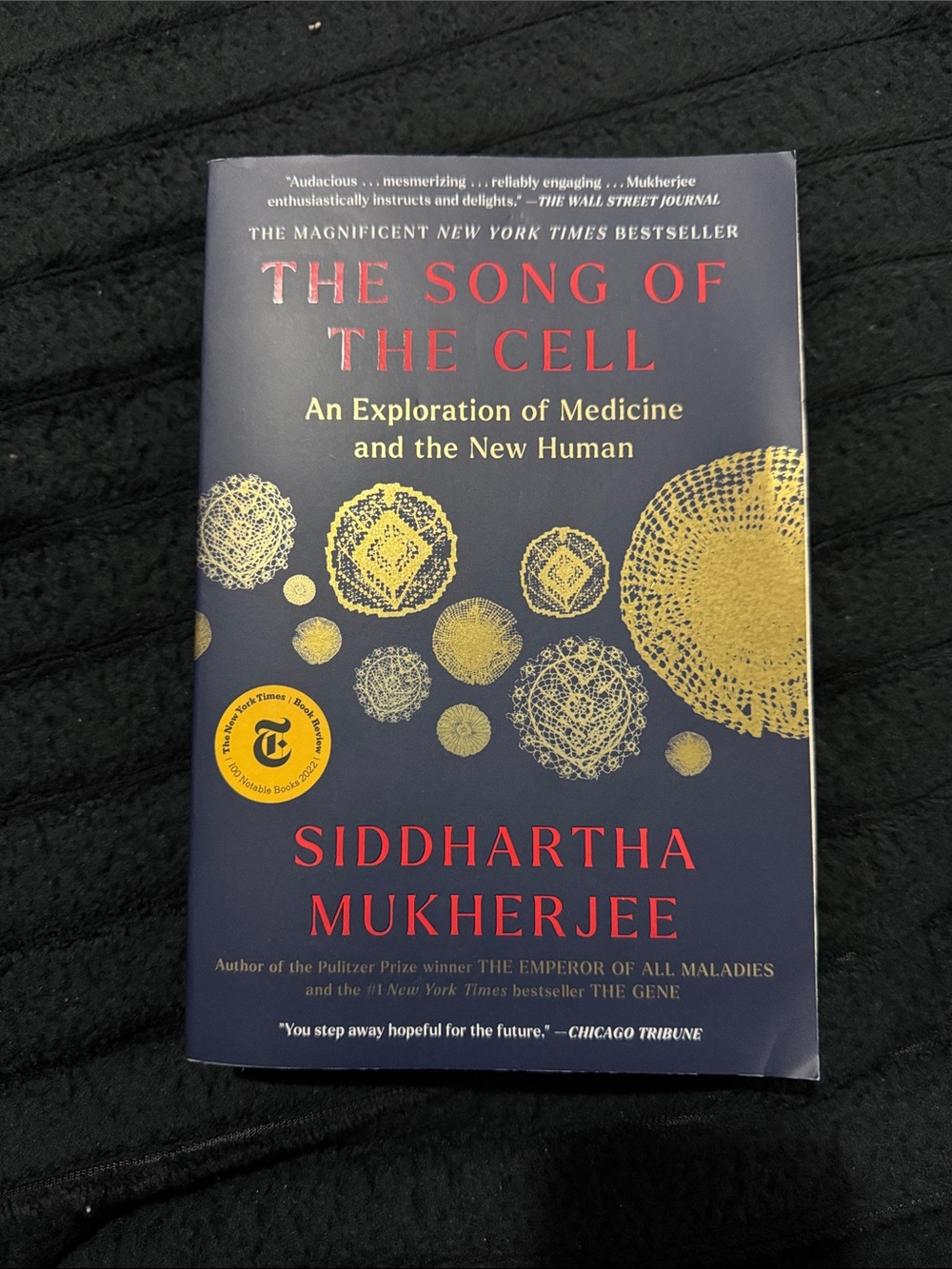 "The Song of the Cell" – Siddhartha Mukherjee (Navy Blue Paperback)